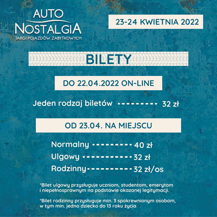 Bilety Auto Nostalgia